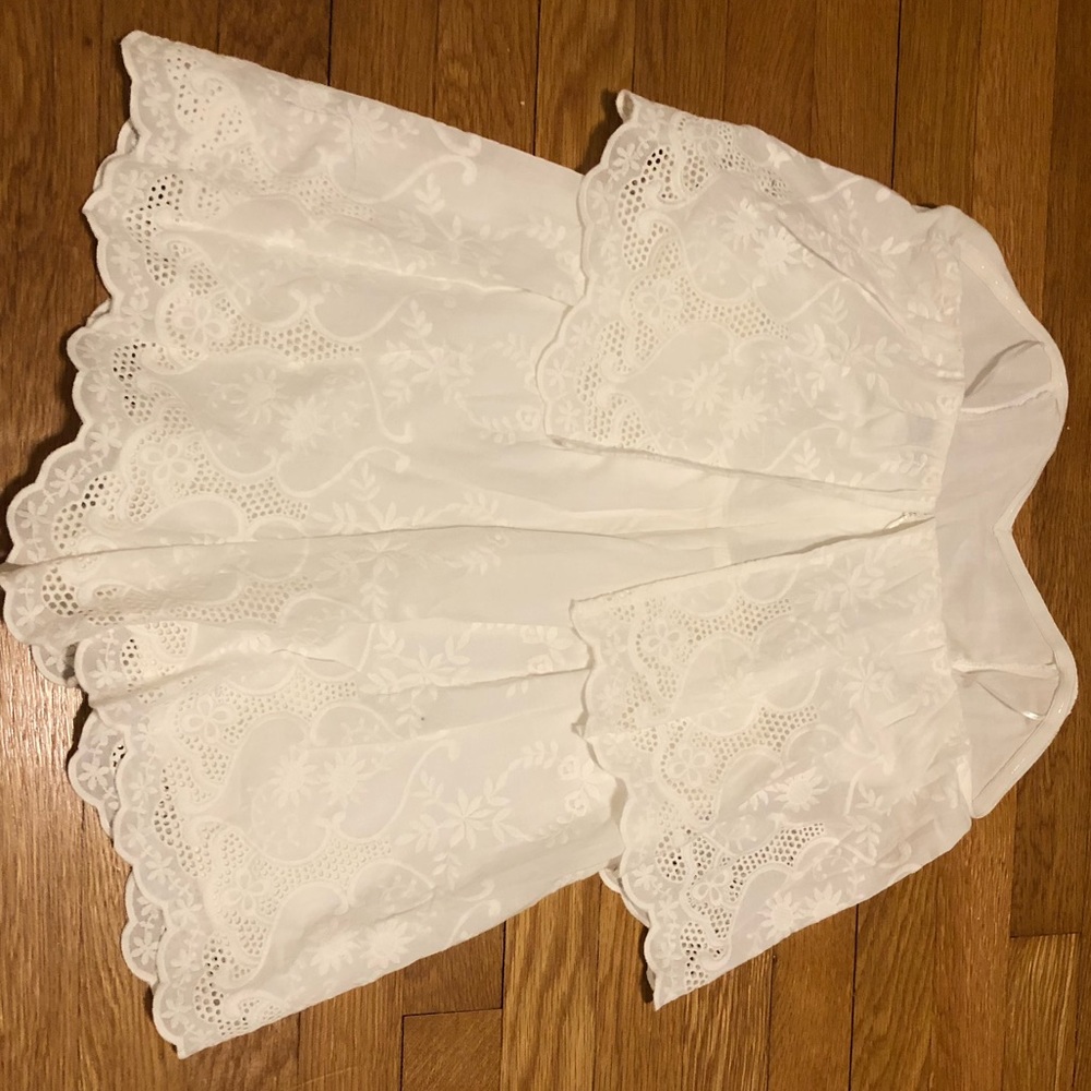 White strapless romper. SZ SM - NWT - Picture 3 of 6